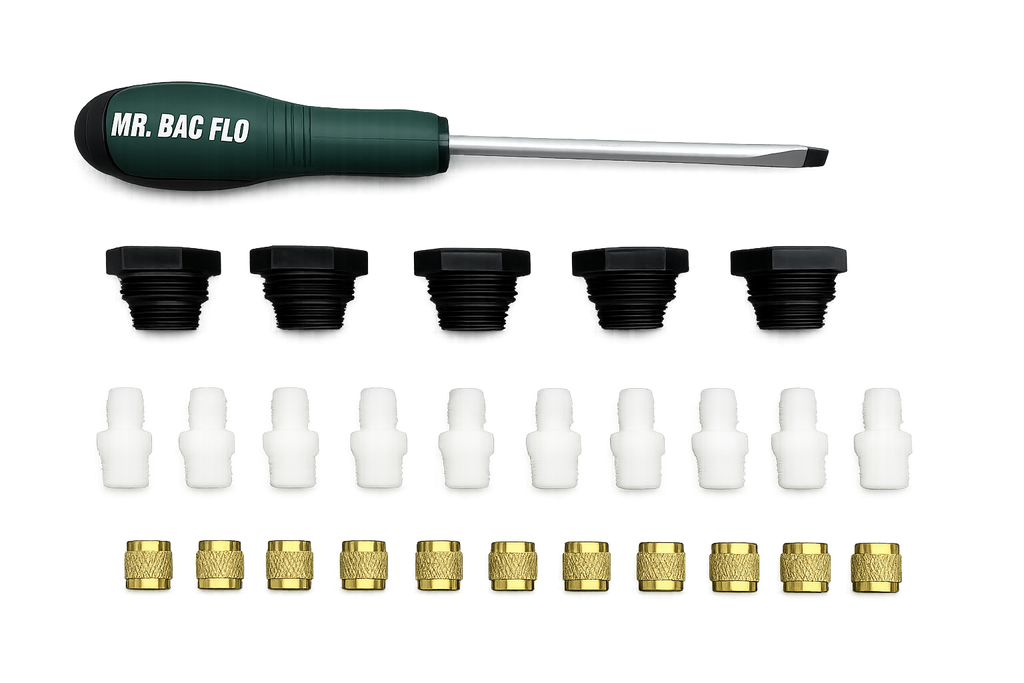 Ms. Bac Flo 3 Valve Backflow Test Kit with Fittings and Bushings