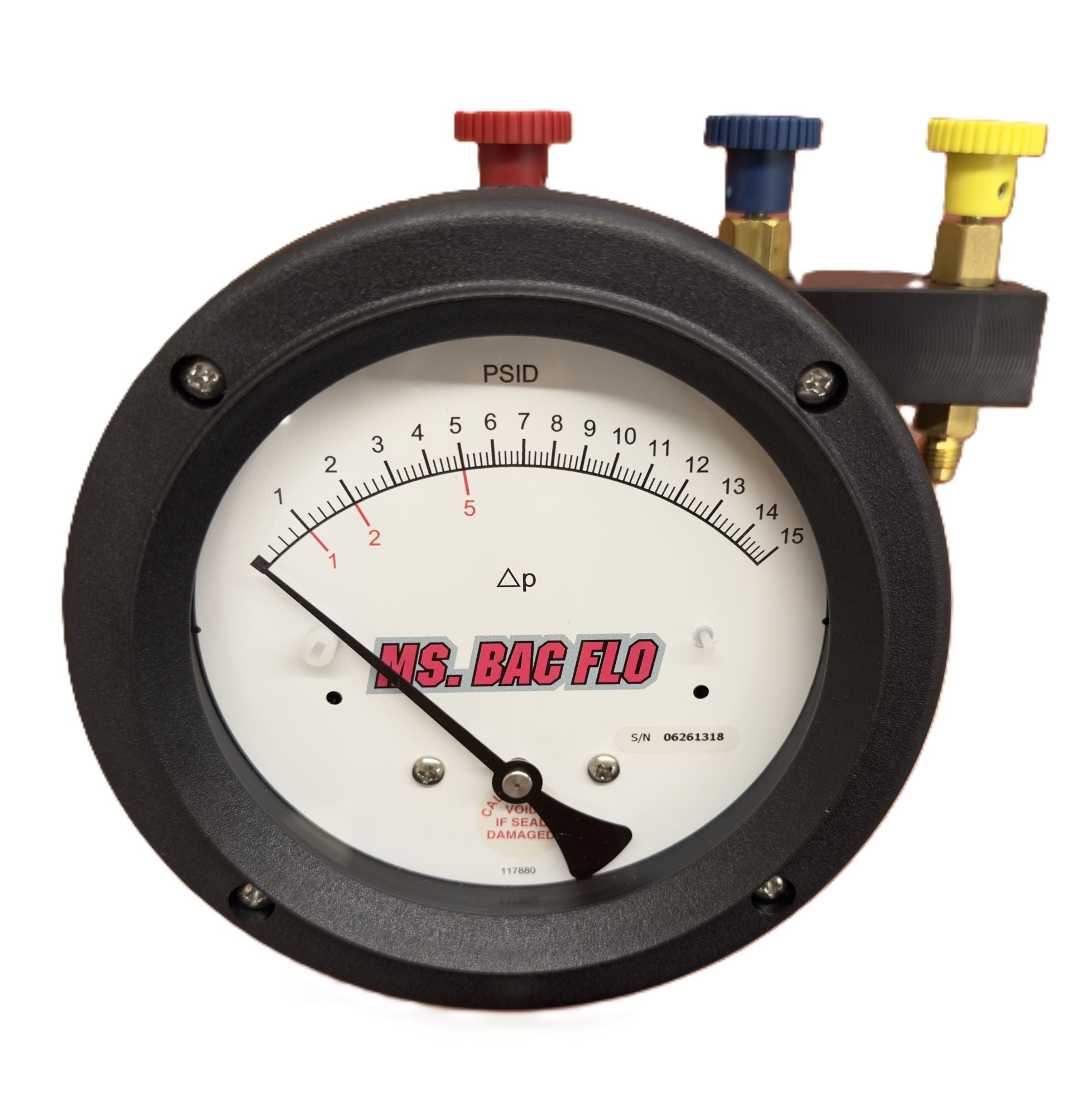 Ms. Bac Flo 3 Valve Backflow Test Kit with Fittings and Bushings
