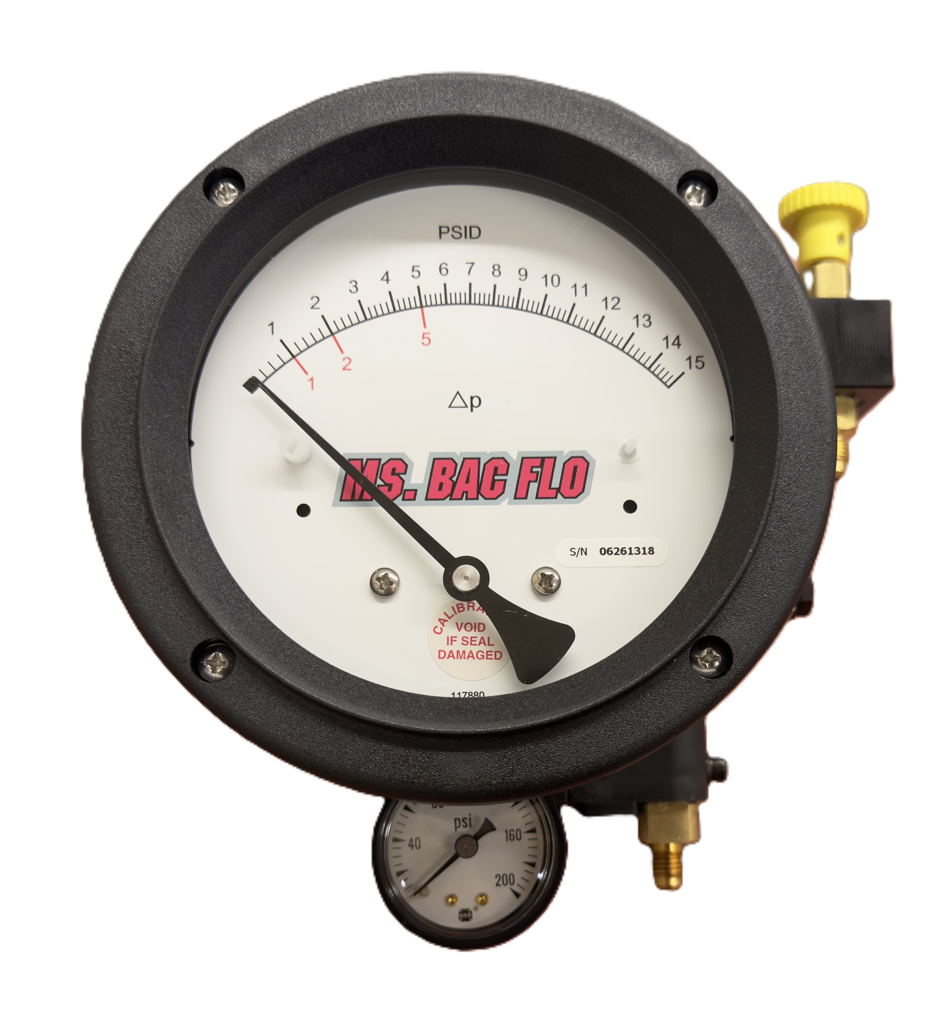 Ms. Bac Flo 3 Valve Backflow Test Kit with Fittings and Bushings